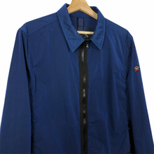 Load image into Gallery viewer, Paul and Shark Blue Nylon Shimmer Overshirt - Large (L) PTP 21.5&quot;
