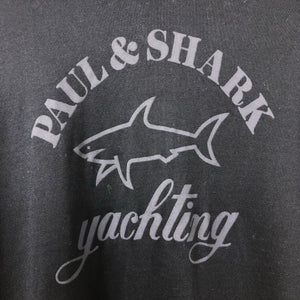 Paul and Shark Navy Logo Crew Neck Sweater - Large (L) PTP 20.5"