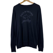 Load image into Gallery viewer, Paul and Shark Navy Crew Neck Sweater - Double Extra Large (XXL) PTP 22&quot;
