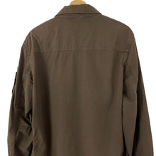 Load image into Gallery viewer, C.P Company Brown Full Zip Pocket Lens Overshirt - Double Extra Large (XXL) PTP 23&quot;
