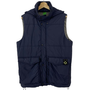 Ma.Strum Navy Hooded Harrier Field Gilet Body Warmer - Medium (M) PTP 22.5"