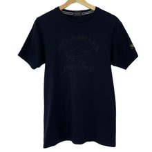 Load image into Gallery viewer, Paul and Shark Navy Short Sleeved Logo T-Shirt - Medium (M) PTP 18.5&quot;
