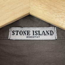 Load image into Gallery viewer, Stone Island Grey Double Pocket Overshirt - Large (L) PTP 21.75&quot;
