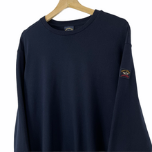 Load image into Gallery viewer, Paul and Shark Navy Logo Crew Neck Sweater - Large (L) PTP 23&quot;
