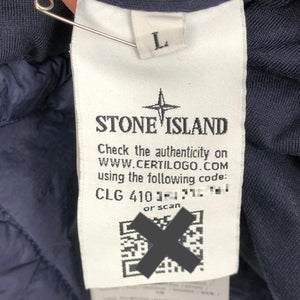 Stone Island Purple Zip Up Overshirt - Large (L) PTP 20.5"