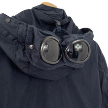 Load image into Gallery viewer, C.P Company Navy Goggle Hooded Overshirt - Medium (M) PTP 21.5&quot;
