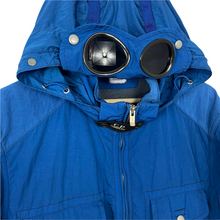 Load image into Gallery viewer, C.P Company Blue Multi Pocket Nysack Goggle Jacket - 54 PTP 23.5&quot;
