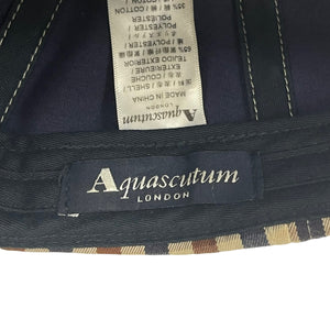 Aquascutum House Check Adjustable Cap - One Size Fits All
