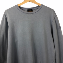 Load image into Gallery viewer, Paul and Shark Lilac Crew Neck Logo Sweater - Large (L) PTP 22.5&quot;
