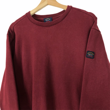 Load image into Gallery viewer, Paul and Shark Maroon Logo Crew Neck Sweater - Double Extra Large (XXL) PTP 23.5&quot;
