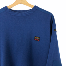 Load image into Gallery viewer, Vintage Blue Paul and Shark Bretagne Sweater - Medium (M) PTP 24&quot;
