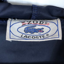 Load image into Gallery viewer, Vintage Dark Navy Lacoste Izod Half Zip Cagoule - Large (L) PTP 25.25&quot;
