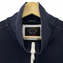 Load image into Gallery viewer, Paul and Shark Navy Full Zip Up Track Top - Large (L) PTP 21&quot;
