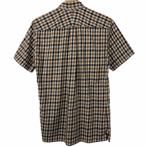 Aquascutum House Check Short Sleeved Shirt - Small (S) PTP 19"