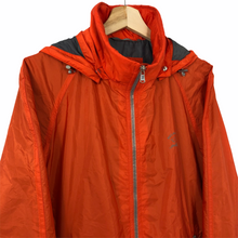 Load image into Gallery viewer, Paul and Shark Orange Nylon Full Zip Hooded Jacket - Large (L) PTP 23.75&quot;
