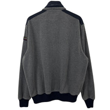 Load image into Gallery viewer, Paul and Shark Grey Zip Up Fleece Track Top - Extra Large (XL) PTP 26&quot;
