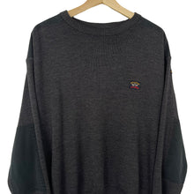 Load image into Gallery viewer, Paul and Shark Bretagne Grey Crew Neck Sweater - Large (L) PTP 25.25&quot;
