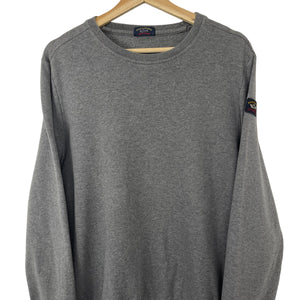 Paul and Shark Grey Crew Neck Sweater - Large (L) PTP 20.5"