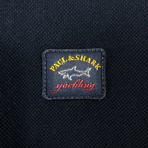 Paul and Shark Dk Navy Short Sleeved Polo - Medium (M) PTP 20.25"