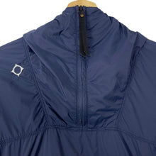 Load image into Gallery viewer, Ma.Strum Navy Blue Multi Pocket Hooded Sniper Jacket - Small (S) PTP 20&quot;
