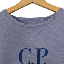 Load image into Gallery viewer, C.P Company Lilac Short Sleeved Logo T-Shirt - Medium (M) PTP 20&quot;
