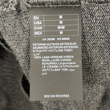 Load image into Gallery viewer, Paul and Shark Grey 100% Wool Crew Neck Logo Sweater - Medium (M) PTP 22.75&quot;
