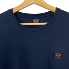 Load image into Gallery viewer, Paul and Shark Navy Short Sleeved Logo T-Shirt - Extra Large (XL) PTP 22&quot;
