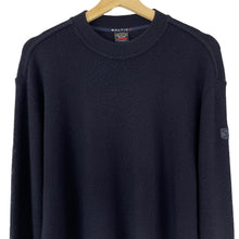 Load image into Gallery viewer, Paul and Shark Baltic Navy Crew Neck Wool Sweater - Medium (M) PTP 23&quot;
