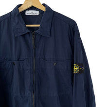 Load image into Gallery viewer, Stone Island Navy Double Pocket Overshirt - Double Extra Large (XXL) PTP 24&quot;
