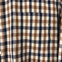 Load image into Gallery viewer, Aquascutum House Check Long Sleeved Shirt - Medium (M) PTP 20.25&quot;
