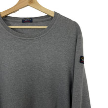 Load image into Gallery viewer, Paul and Shark Grey Crew Neck Sweater - Large (L) PTP 22&quot;
