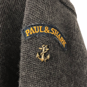 Paul and Shark Grey Bretagne Half Zip Pullover - Large (L) PTP 22.5"