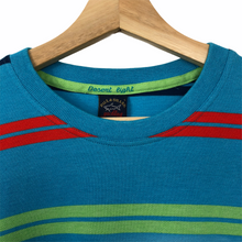 Load image into Gallery viewer, Paul and Shark Multicoloured Striped Short Sleeved T-Shirt - Large (L) PTP 23&quot;
