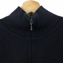 Load image into Gallery viewer, Paul and Shark Navy Bretagne Half Zip Pullover - Extra Large (XL) PTP 24.25&quot;
