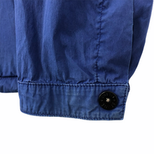 Load image into Gallery viewer, Stone Island Blue Zip Up Overshirt - Extra Large (XL) PTP 24&quot;
