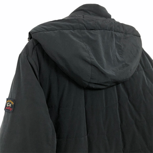 Paul and Shark Navy Padded Puffer Hooded Jacket - Medium (M) PTP 24"