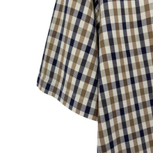 Load image into Gallery viewer, Aquascutum House Check Short Sleeved Shirt - Medium (M) PTP 21.75&quot;
