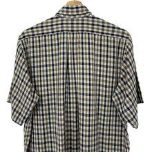 Load image into Gallery viewer, Aquascutum House Check Short Sleeved Shirt - Medium (M) PTP 22.25&quot;
