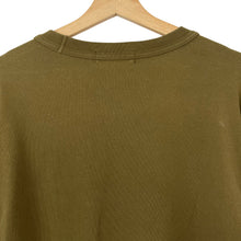 Load image into Gallery viewer, Stone Island Khaki Crew Neck Logo Sweater - Large (L) PTP 23.5&quot;
