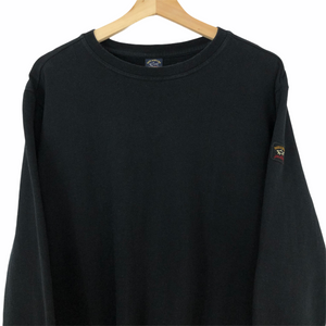 Paul and Shark Black Crew Neck Sweater - Extra Large (XL) PTP 23"