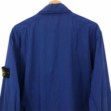 Load image into Gallery viewer, Stone Island Blue Zip Up Overshirt - Extra Large (XL) PTP 24&quot;
