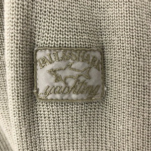 Vintage Beige Paul and Shark Crew Neck Logo Sweater - Large (L) PTP 25"