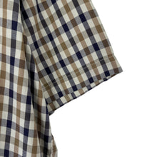 Load image into Gallery viewer, Aquascutum House Check Short Sleeved Shirt - Large (L) PTP 24.25&quot;
