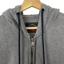 Load image into Gallery viewer, Paul and Shark Grey Full Zip Logo Hoody - Large (L) PTP 21&quot;
