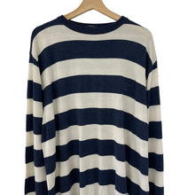 Load image into Gallery viewer, Paul and Shark Bretagne Striped Crew Neck Sweater - Four Extra Large (4XL) PTP 24.5&quot;
