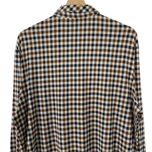 Load image into Gallery viewer, Aquascutum House Check Long Sleeved Polo - Extra Large (XL) PTP 24.25&quot;
