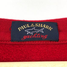 Load image into Gallery viewer, Paul and Shark Red Crew Neck Logo Sweater - Double Extra Large (XXL) PTP 24&quot;
