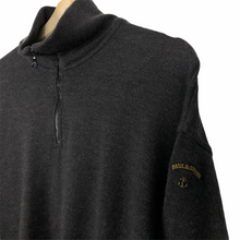 Load image into Gallery viewer, Paul and Shark Grey Bretagne Half Zip Pullover - Large (L) PTP 22.5&quot;
