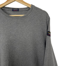 Load image into Gallery viewer, Paul and Shark Grey Crew Neck Sweater - Large (L) PTP 20.5&quot;
