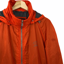 Load image into Gallery viewer, Paul and Shark Orange Nylon Full Zip Hooded Jacket - Large (L) PTP 23.75&quot;
